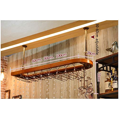 Inverted Wine Racks Simple Ceiling Style Multi-Functional Display Home Goblet Wine Racks Restaurant Kitchen Bar Adjustable Height Floating Wine R