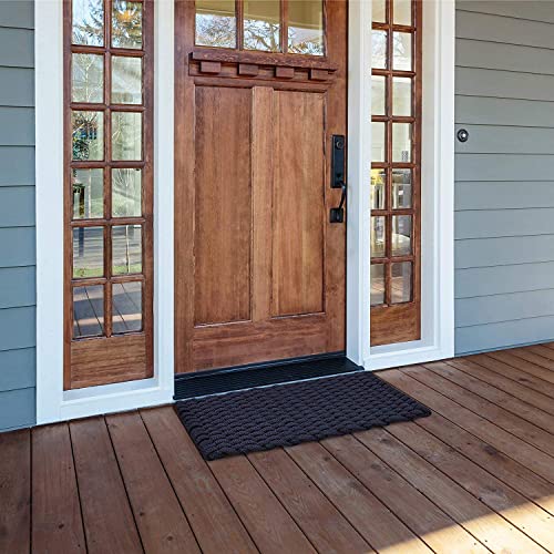 Rockport Rope Doormats 2030302P Premium Indoor & Outdoor Doormats, 20"x 30", Navy