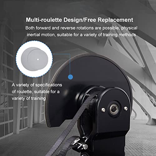 Wall-mounted Eccentric Flywheel Training Equipment, Variable Resistance Centrifuge pully Trainer, Home Gym Strength Training Equipment with Acces