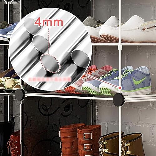 KRHINO Shoe Rack Shoe Storage Organizer Tower, Modular Cabinet Shelving For Space Saving, Shoe Rack Shelves For Shoes, Boots, Slippers (Color : S