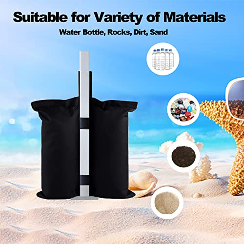 Gazebo Weights Set of 4 Heavy Duty Sand Weight Bags 600D Gazebo Weights Bags PVC Waterproof Gazebo Leg Weights for Gazeb, Pop Up Canopy Tents Out