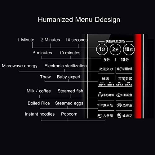 SZDQX Household Intelligent Multi Functional Home Use Mini 110V-240V 700W,Stainless Steel Countertop Microwave Oven