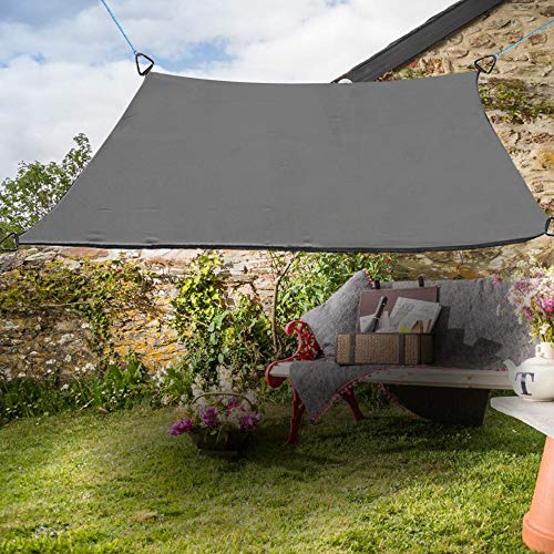 Greenbay Anti-UV Anti-UV Sun Shade Sail Outdoor Garden Patio Party Sunscreen Canopy Square Cream 4x4m