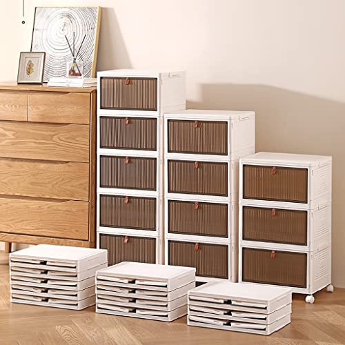 LILIKY Six-layer Thickened Folding Display Cabinet Shoe Box Storage Box Transparent Clamshell Shoe Cabinet Dust-proof Shoe Rack Shoe storage