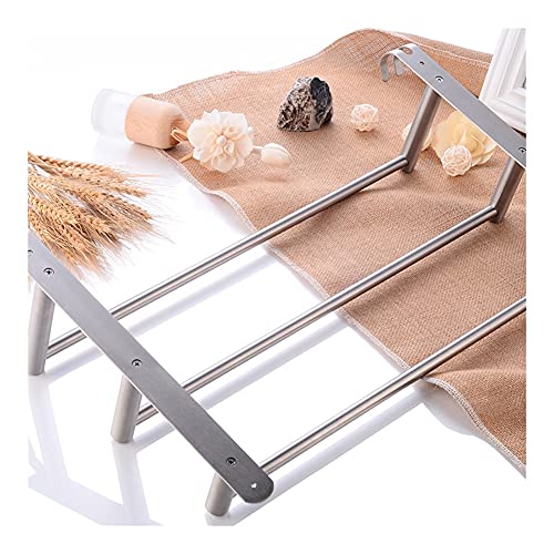HIGOH Towel Racks, Towel Rail for Bathroom,Stainless Steel Towel Bar,Bathroom Towel Holder,3 Layer Hand Towel Holder Hanging Holder,Wall Mounted