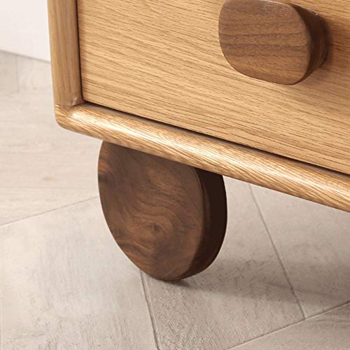 FRDTSG Nordic Solid Wood Children's Bedside Table Cartoon Shelf Boy And Girl Bedside Cabinet Simple Bedroom Storage Cabinet