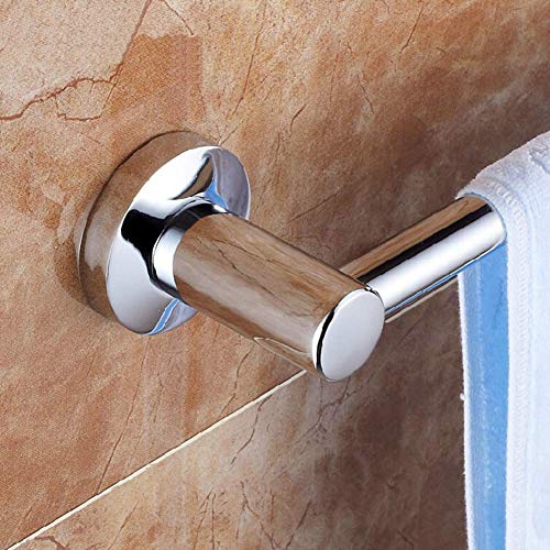 HIGOH Towel Rack Simple Shelf,Single Rod Stainless Steel Polished Finish Wall Mount Towel Hanger for Bathroom Kitchen/s/60Cm