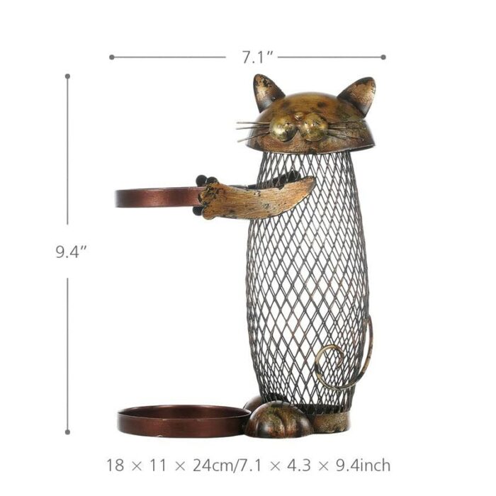 TFIIEXFL Holder Shelf Metal Sculpture Practical Sculpture Wine Stand Home Decoration Interior Crafts