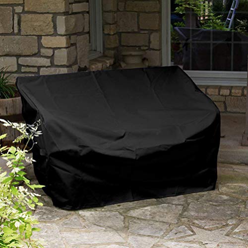 PRETYZOOM potting bench patio loveseat cover storage box waterproof garden benches for outdoors- Outdoor Waterproof Park Seats Cover- Garden Benc