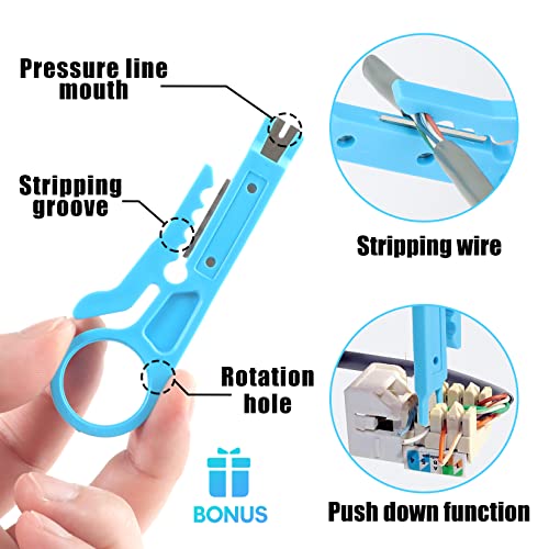 SHALL Crimper Plier Set, AWG 28-7 (0.08-10mm²) electrical wire connectors, Crimping Plier with 1800 Terminal Crimp Connectors,with tool bag