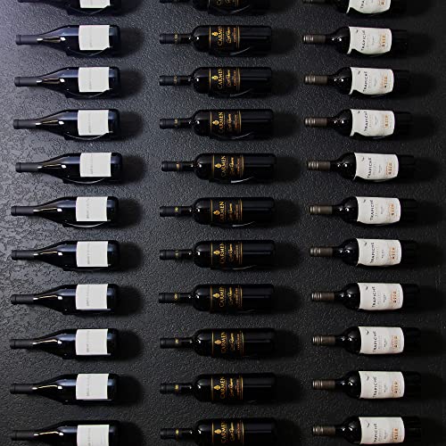 Floating Wine Bottle Rack- Wall Mounted Designer Display Wine Rack Bottle Holder