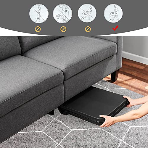 QINAIDI 5Pcs Folding Table and Chair Set, Lightweight Folded Self-driving Tour Table & Chairs, Easy to Store, for Camping Picnic Garden BBQ