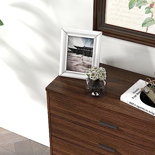 Panana Dresser for Bedroom with 5/6 Drawers, Wooden Chest of Drawers, Storage Organizer Unit Dressers for Bedroom, Living Room, Hallway, Nursery