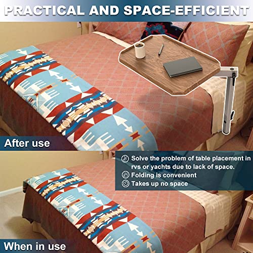 osemar Removable RV Tables with Aluminum Lagun Table Mount and PE Table Board