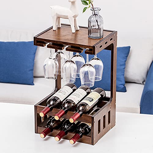 EYLINK Wooden Wine Racks, Wine Racks, Creative Wine Racks, Home Wall-Mounted Wine Glass Racks, Hanging Racks, Kitchen/Bar/Restaurant Wine Glass R