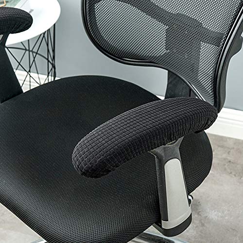 QOTSTEOS 1pair Chair Arm Pad Covers, Office Chair Armrest Cover Removable Elastic Washable Waterproof Fabricchair Armrest Covers Soft Armrest Cus