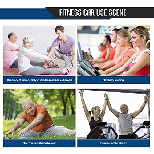 LUNEZY Assisted Bicycle Electric Rehabilitation Bike Pedal with Protective Gear Fitness Exercise Bike for Hand Arm Leg Knee (Mini Exercise Bike)