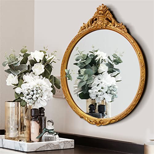 SDFGH Room Interior Round Bath Wall Apartment Decorating Relief Mirrors Furniture Home Decoration
