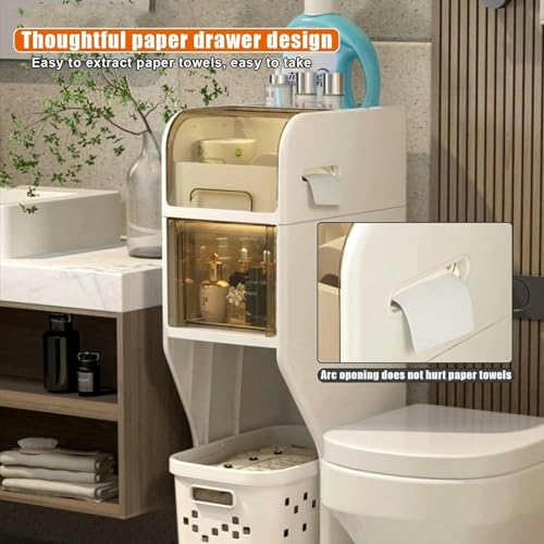 Small Bathroom Storage Cabinet for Small Spaces, Over The Toilet Storage Cabinet for Skinny Bathroom Storage Corner Floor, Narrow Bathroom Storag