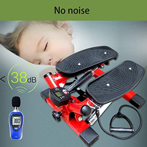 TWDYC Adjustable Mini Stair Stepper Exercise Equipment Step Machine with Twisting Action