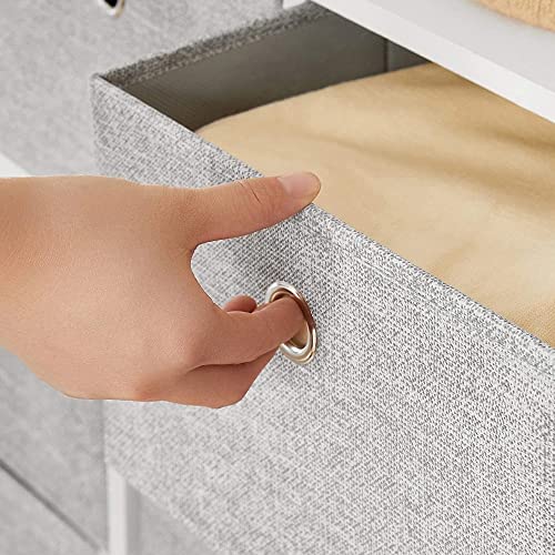 FGHOEV Storage Chest Dresser 5 Fabric Drawers Closet Apartment Dorm