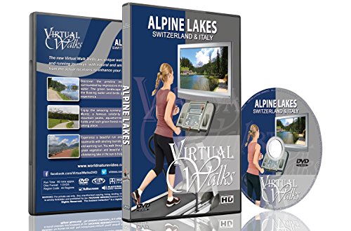 Virtual Walks - Alpine Lakes of Switzerland & Italy for Indoor Walking, Treadmill and Cycling Workouts