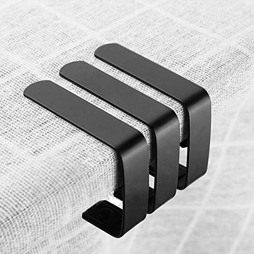 Table Cloth Clips Metal, 4pcs Large Table Cloth Cover Clips Stainless Steel Anti Slip Tablecloth Holder Clamps 5 * 4cm