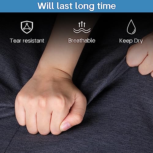 KEETDY Over the Door Shoe Organizer with 8 Deep Pockets, 6 Tilting Pockets and 2 Three-dimensional Pockets Shoe Holder for Narrow Door Shoe Stora