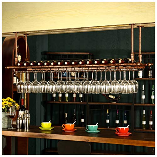 Stylish Simplicity Industrial Retro Stylish Simplicity Wine Glass Holder Metal Simple Creative Display Home Goblet Rack Kitchen Cutlery Bottle Ra