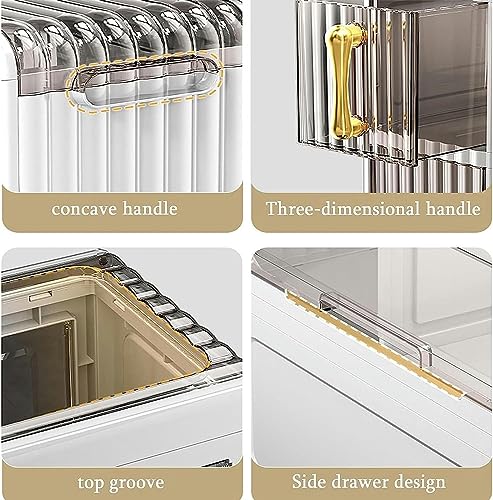 OPSREY Slim Bathroom Storage Cabinet Free Standing Toilet Paper Holder Waterproof Toilet Paper Storage Organizer Narrow Storage Cabinet For Skinn