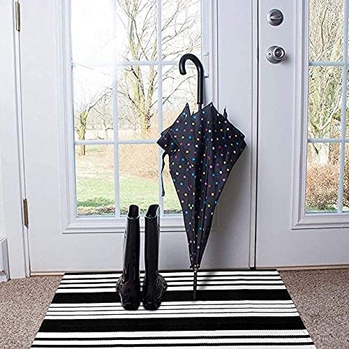 OJIA Front Door Mat 24'' x 35'' Fall Door Mats Outdoor Cotton Hand-Woven Indoor/Outdoor Small Area Rug Fall Welcome Mat for Front Porch/Home Entr