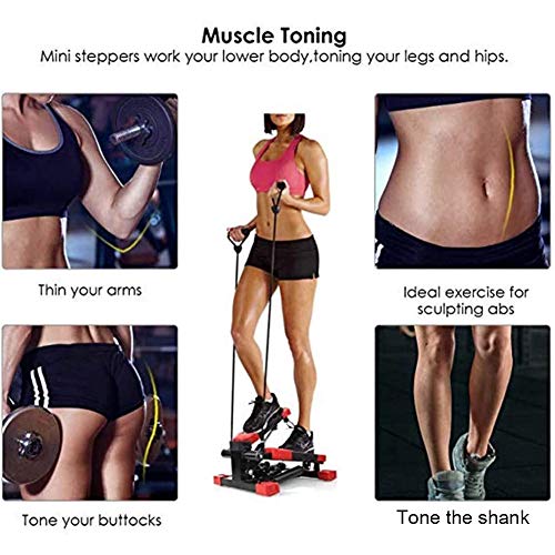 ALREMO HUANGXING - Stepper LCD Display Screen, Multi Function Treadmill Exercise Machine, Sports Weight Loss Hydraulic Mini Stovepipe Fitness Equ