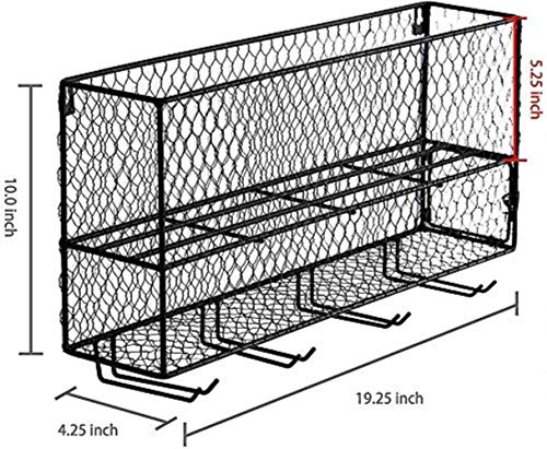 NEOCHY Wine Rack Modern Wall-Mounted Floating Goblet Hanging Wine Bottle Display Rack Retro Living Room Bar Decoration