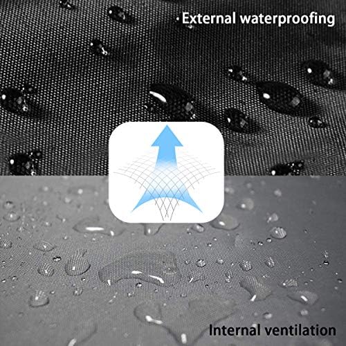 DOOGDOOG Eggs Swing Chair Cover,Patio Hanging Chair Cover Swing Seat Patio Cocoon Chair Garden Furniture Protective Cover with Zipper(H200x120cm)