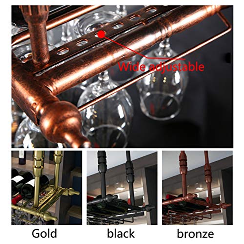 Stylish Simplicity Wine Glass Holder Vintage Wrought Iron Ceiling Stylish Simplicity Down Glass Wine Cup Holder Kitchen or Office Tableware Bottl