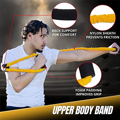CZDYUF Fitness Band Pull Rope Strength Fitness Band Training Resistance Band Boxing Pull Fitness Equipment Stretching Band
