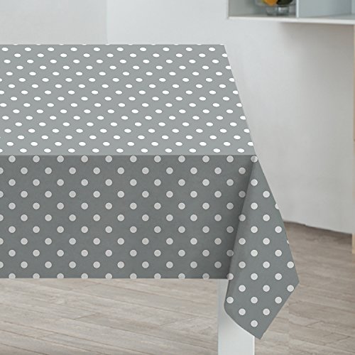 Sabichi Wipeable Tablecloth - PVC Table Cover for Indoor/Outdoor Use - Table Cloths Rectangular for Dining, Kitchen, Garden - Waterproof & Wipe C