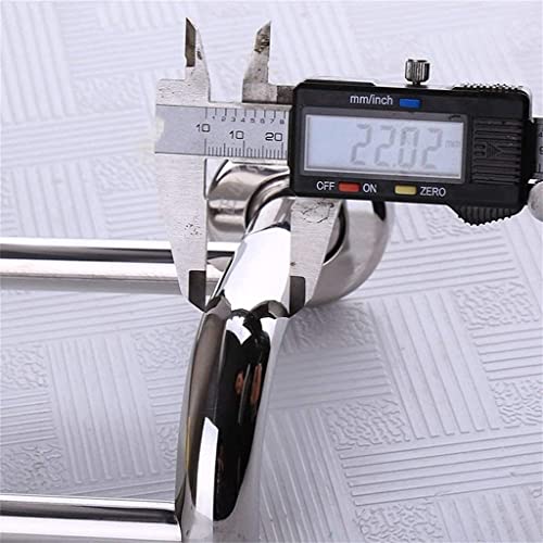 Towel Bar 304 Stainless Steel Double Lever Towel Rack Towel Bracket Towel Rail Wall Hanging Towel Holder for Bathroom Balcony Kitchen Punching 5