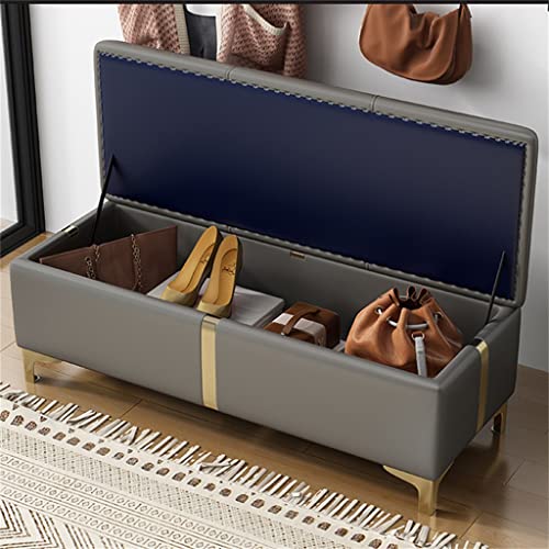 LUKEO Entry Shoe Rack, Shoe Stool, Entrance Stool, Shoe Cabinet, Long Bench (Color : D, Size : Talla �nica)