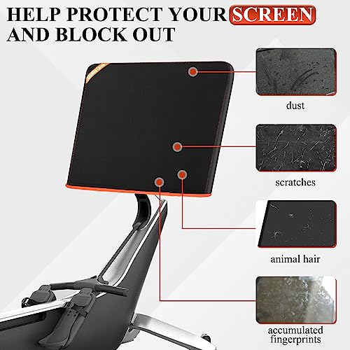 Neoprene Screen Cover for Hydrow Rowing Machine, Neoprene Monitor Cover with Super-Soft Velvet, Neoprene Screen Protector Compatible with Hydrow