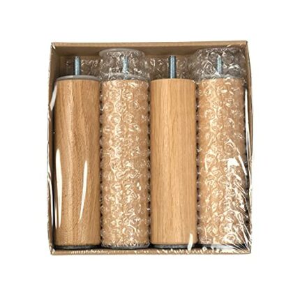 Ikea LANDSKRONA Legs for Sofa, Wood, 15 Centimetres, 702.923.97 - Pack of 4, Brown