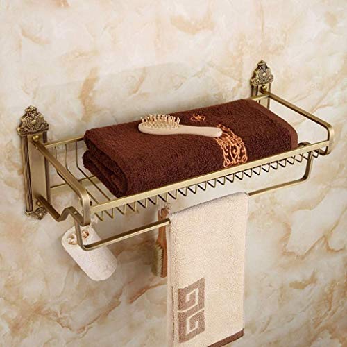 RSOCHS Towel Rack - Bathroom Shelf Bathroom Hardware Pendant Towel Rack (59 Cm)