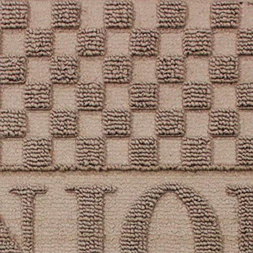Tapis Deco Door Carpet 45X75 Bonjour, Noir Black