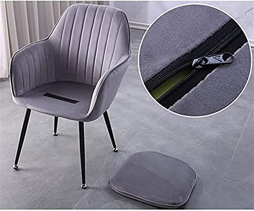 Modern Kitchen Dining Room Chairs Set Of 6 Dining Chairs Seating Seat Upholstered Flannel Fabric Armchair With Armrests Lounge Chair Reception Ch