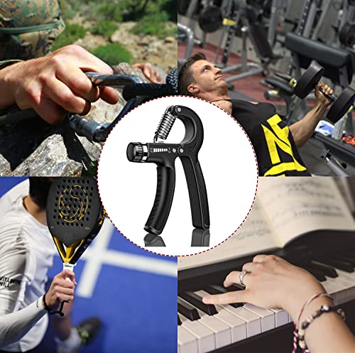 Grip Strengthener and Wrist Strengthener – Adjustable Resistance 5 – 60kg Effective Hand Grip Training Equipment for Strong Hands, Wrists & Finge