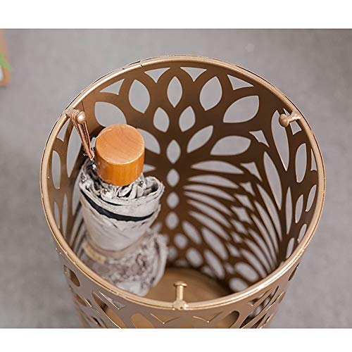 MiroDo Umbrella Stands Umbrella Stand European Style Iron Home Hotel Desk Hook Drip Tray Storage Rack Walking Stick Storage Bin Stand