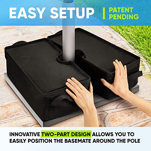 Rhino Parasol Base Weight, 45.7cm ~ Umbrella Base Weight Fits Any Offset, Cantilever & Any Outdoor Patio Umbrella Stand ~ Easy Set up (Detachable