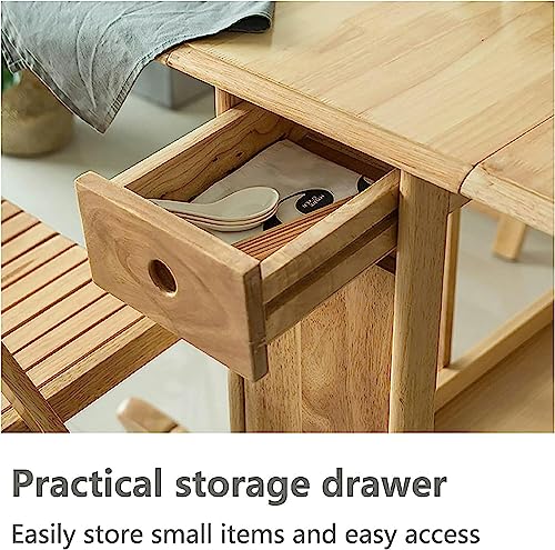 Extendable Dining Kitchen Table, Folding Dining Table, Multifunctional Folding Switch Lock, Round Edges Design, Large-capacity Practical Storage