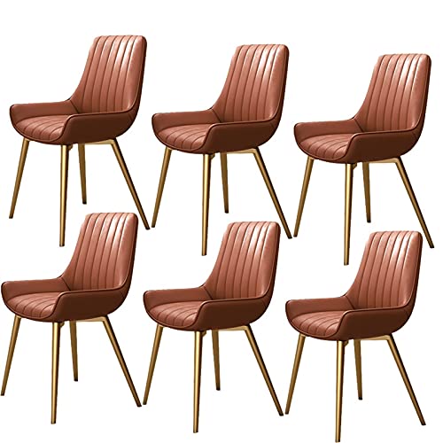 Modern Kitchen Dining Room Chairs Modern Kitchen Dining Chairs Set Of 6 Water Proof Leather Side Chair with Metal Legs for Office Dining Kitchen