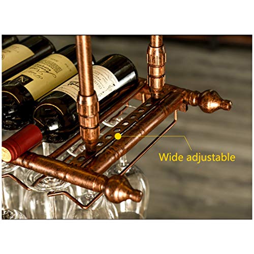Stylish Simplicity Industrial Retro Stylish Simplicity Wine Glass Holder Metal Simple Creative Display Home Goblet Rack Kitchen Cutlery Bottle Ra